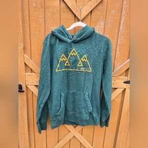 Aeropostale Forest Green Hooded Sweater